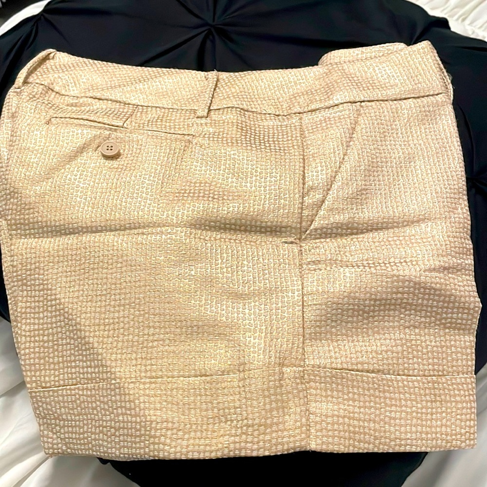 Gold Dress shorts